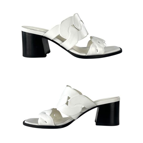 Hermes Grace Leather Mules - Picture 3 of 8